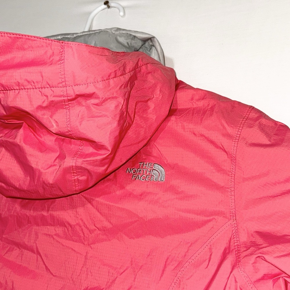 The North Face Hyvent Womens Jacket Large Hooded Windbreaker Rain Nylon Full Zip - Picture 10 of 11